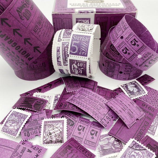 Die-Cut Ticket Essentials Rolls from 49 and Market