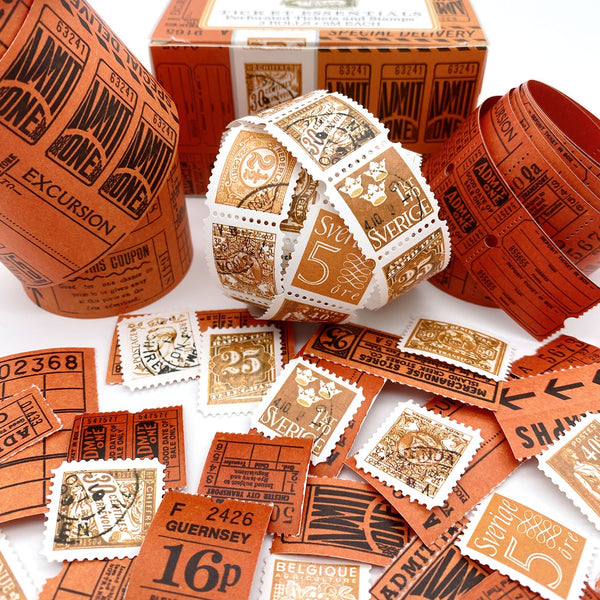 Die-Cut Ticket Essentials Rolls from 49 and Market