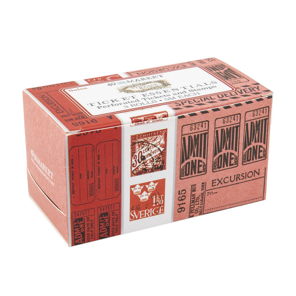 Die-Cut Ticket Essentials Rolls from 49 and Market