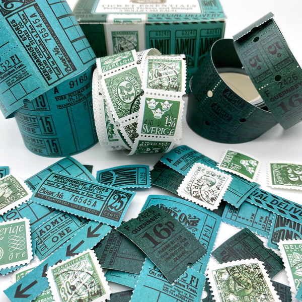 Die-Cut Ticket Essentials Rolls from 49 and Market