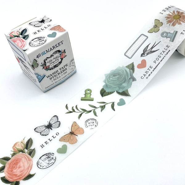 Die Cut Washi Sticker Rolls from 49 and Market