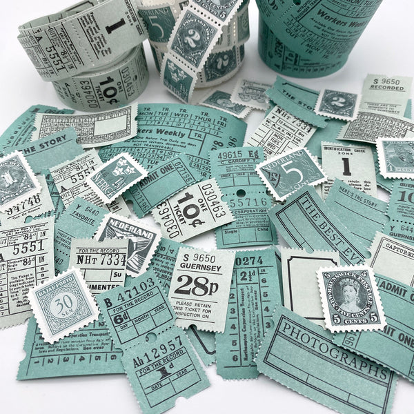 Die-Cut Ticket Essentials Rolls from 49 and Market