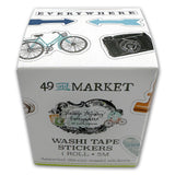 Load image into Gallery viewer, Die Cut Washi Sticker Rolls from 49 and Market