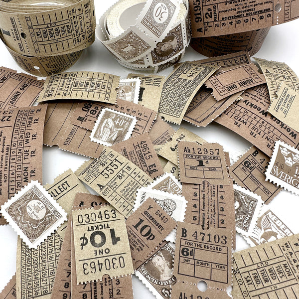 Die-Cut Ticket Essentials Rolls from 49 and Market