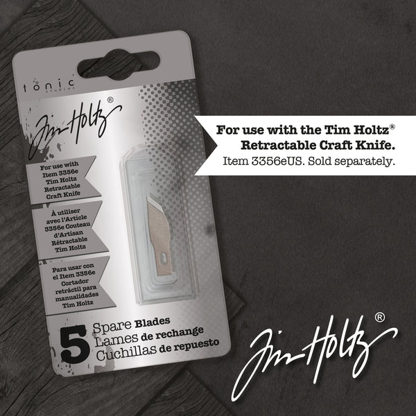 Tim Holtz Retractable Craft Knife and Refill Blades