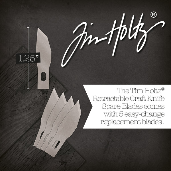 Tim Holtz Retractable Craft Knife and Refill Blades