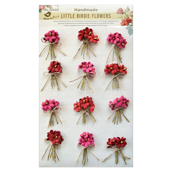 Mini Paper Flower Bouquets from Little Birdie