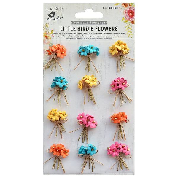 Mini Paper Flower Bouquets from Little Birdie