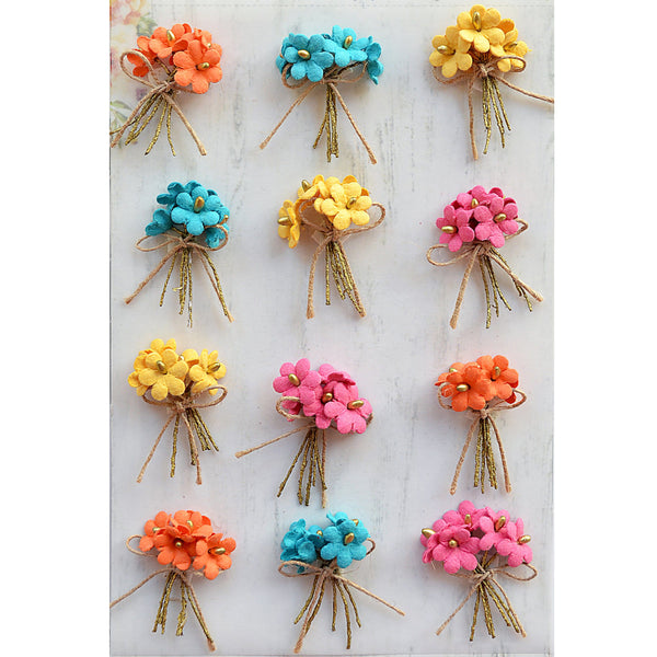 Mini Paper Flower Bouquets from Little Birdie