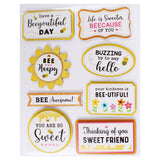 Load image into Gallery viewer, Bee Themed Embellishment Stickers from Little Birdie