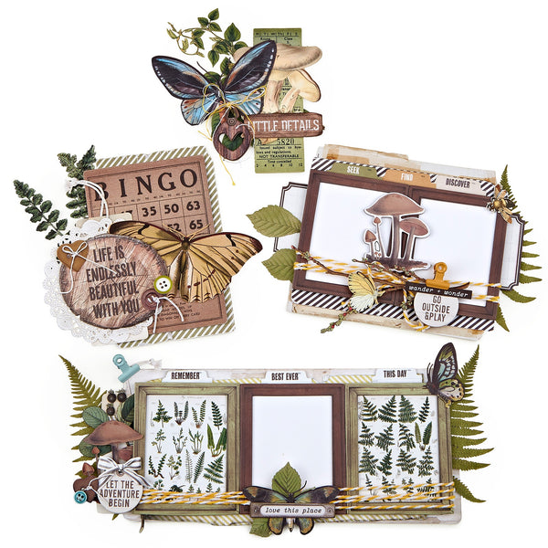 Embellishment and Ephemera Cluster Kits from 49 and Market