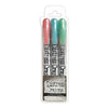 Christmas Pearlescent Set 6 - 3 Crayons