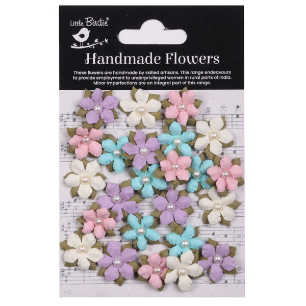 Elira Paper Flowers with Pearl Centers from Little Birdie