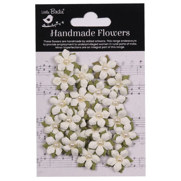 Elira Paper Flowers with Pearl Centers from Little Birdie