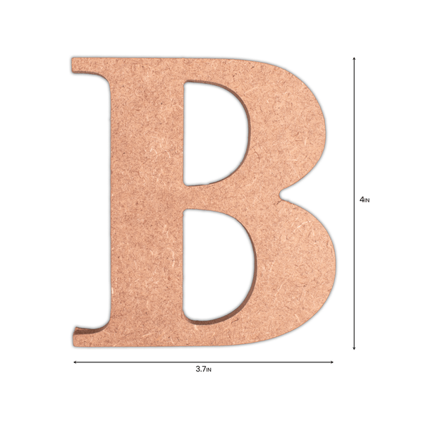 4" MDF Alphabet Letters from Little Birdie