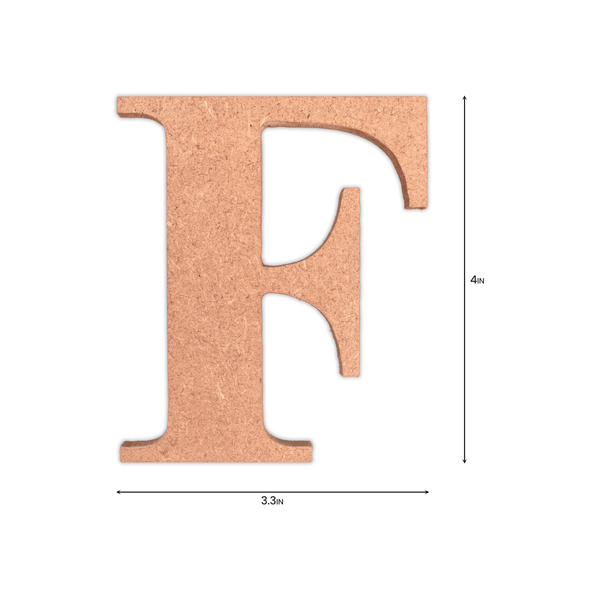 4" MDF Alphabet Letters from Little Birdie