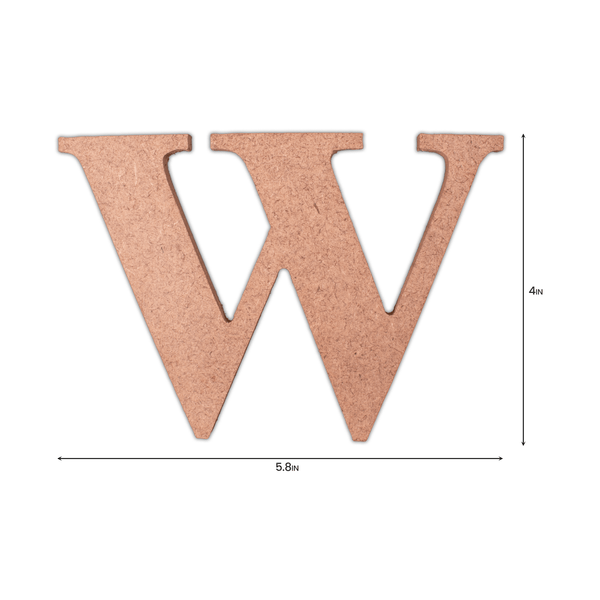 4" MDF Alphabet Letters from Little Birdie