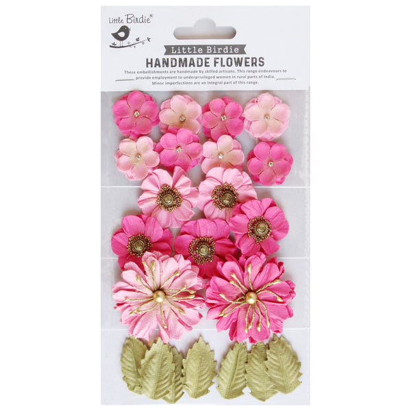 Renae Mixed Jeweled Paper Flowers from Little Birdie