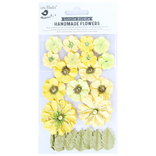 Renae Mixed Jeweled Paper Flowers from Little Birdie