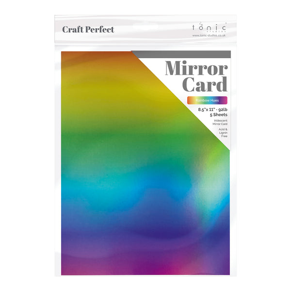 Craft Perfect 8.5x11 Iridescent Mirror Cardstock Pack