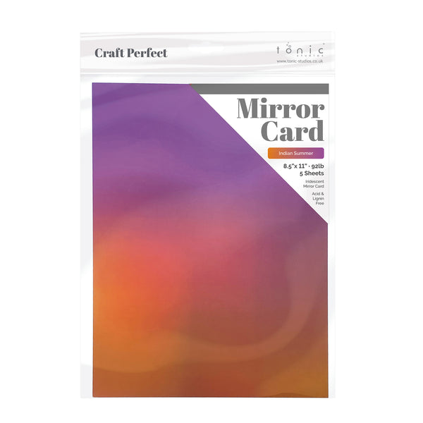 Craft Perfect 8.5x11 Iridescent Mirror Cardstock Pack