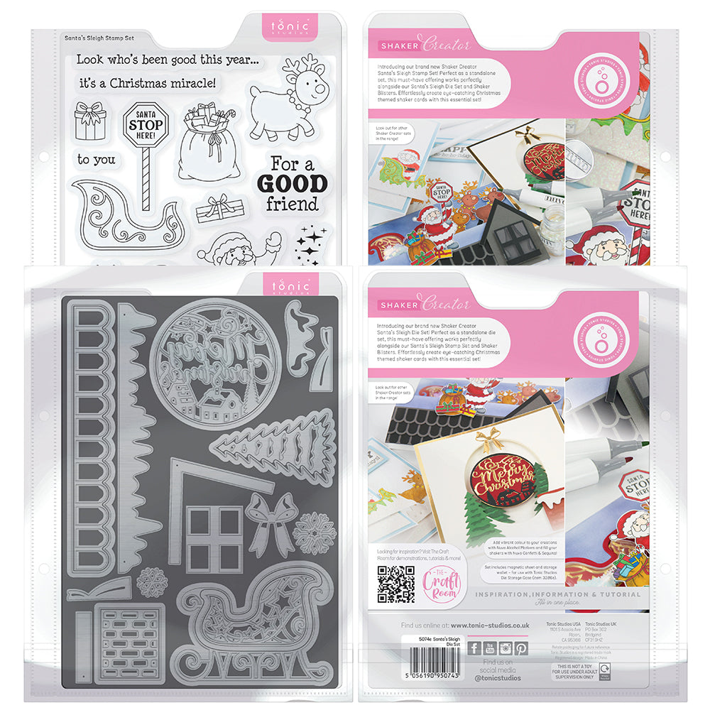 Santa's Sleigh Die & Stamp Set