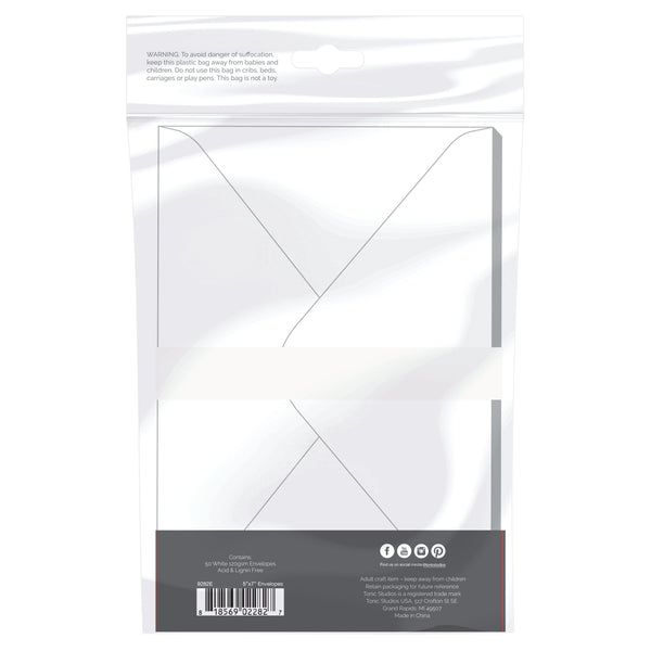 Blank White Envelopes from Craft Perfect