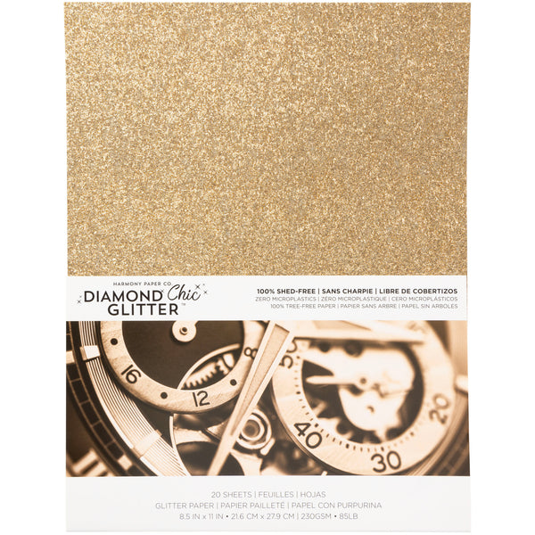 Diamond Chic No-Shed Glitter Cardstock Packs from Harmony Paper