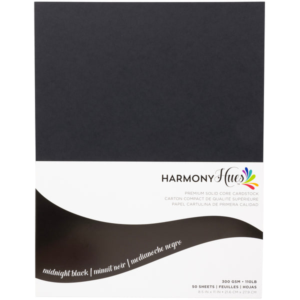 Harmony Hues 110lb Solid Core Heavyweight Cardstock, 8.5x11"