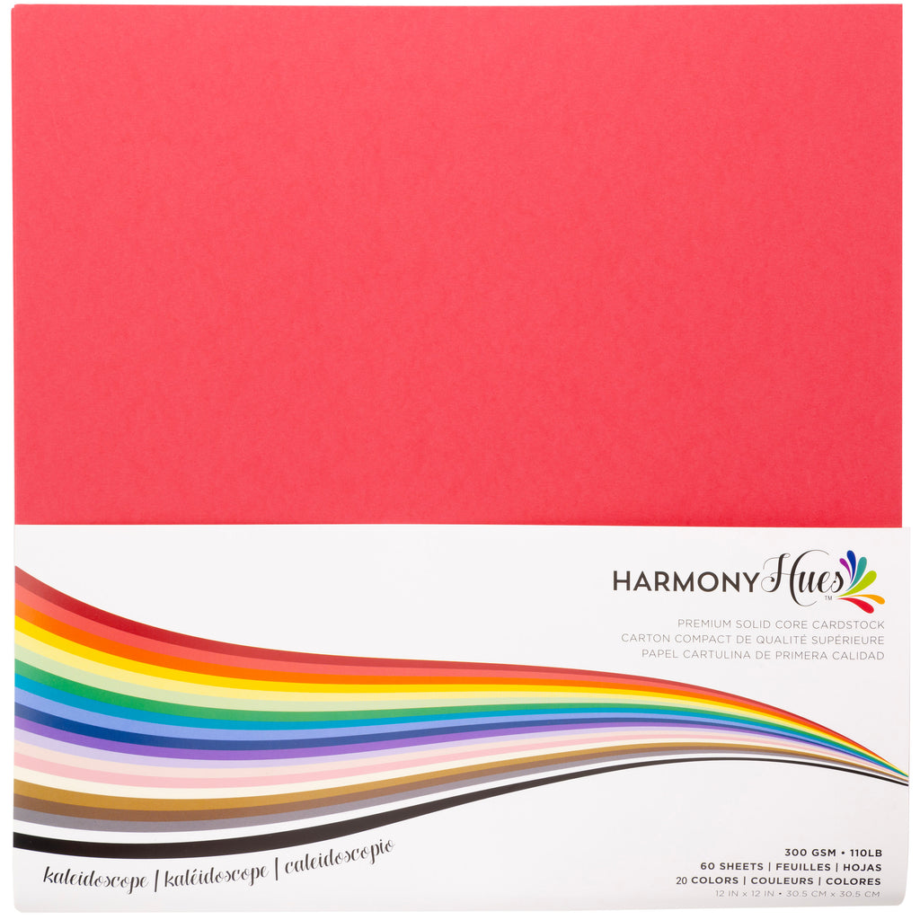 Harmony Hues 110lb Heavyweight Cardstock, 12x12