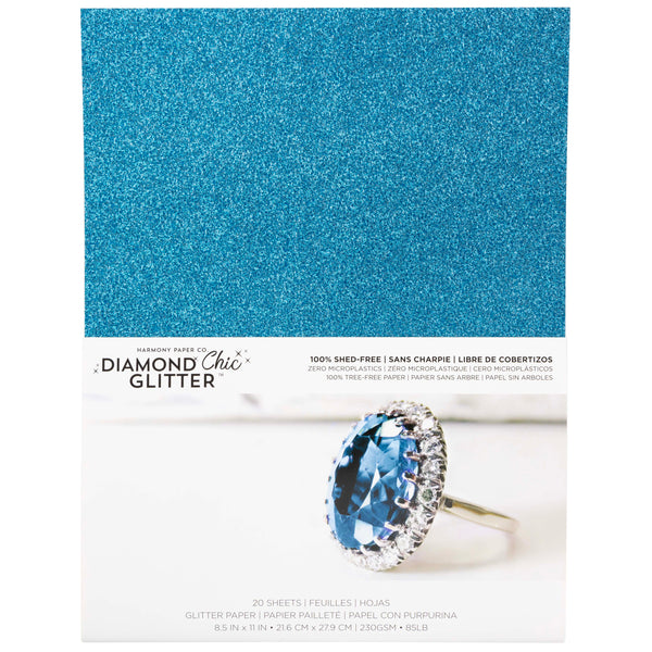 Diamond Chic No-Shed Glitter Cardstock Packs from Harmony Paper