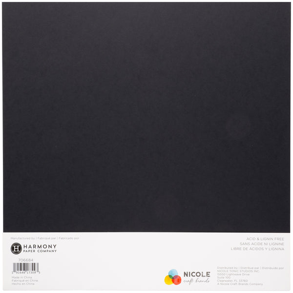 Harmony Hues 110lb Heavyweight Cardstock, 12x12"