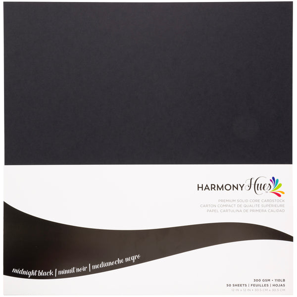 Harmony Hues 110lb Heavyweight Cardstock, 12x12"