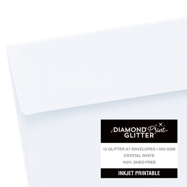 Inkjet Printable Glitter Cards & Envelopes from Harmony Paper