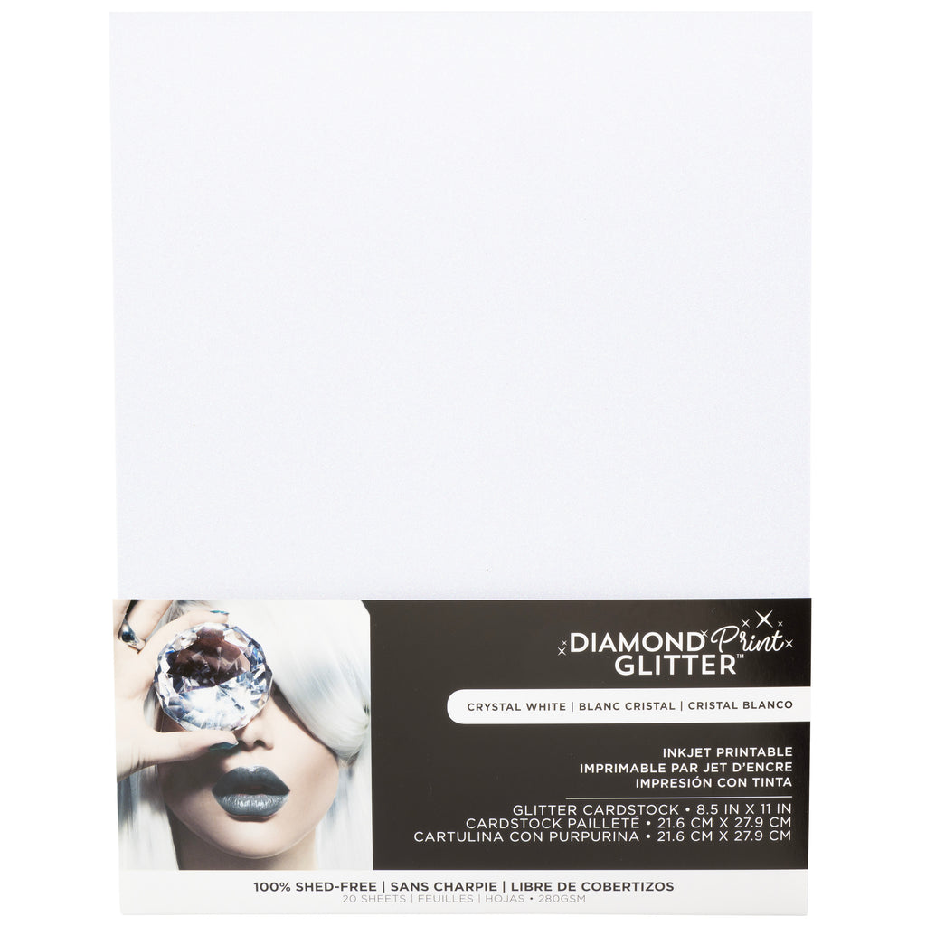 Inkjet Printable Diamond Print Glitter Cardstock from Harmony Paper