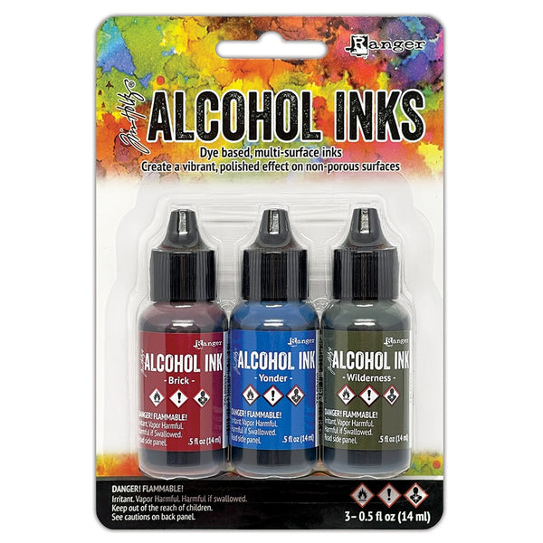 Tim Holtz Alcohol Ink Kits, 3 Colors