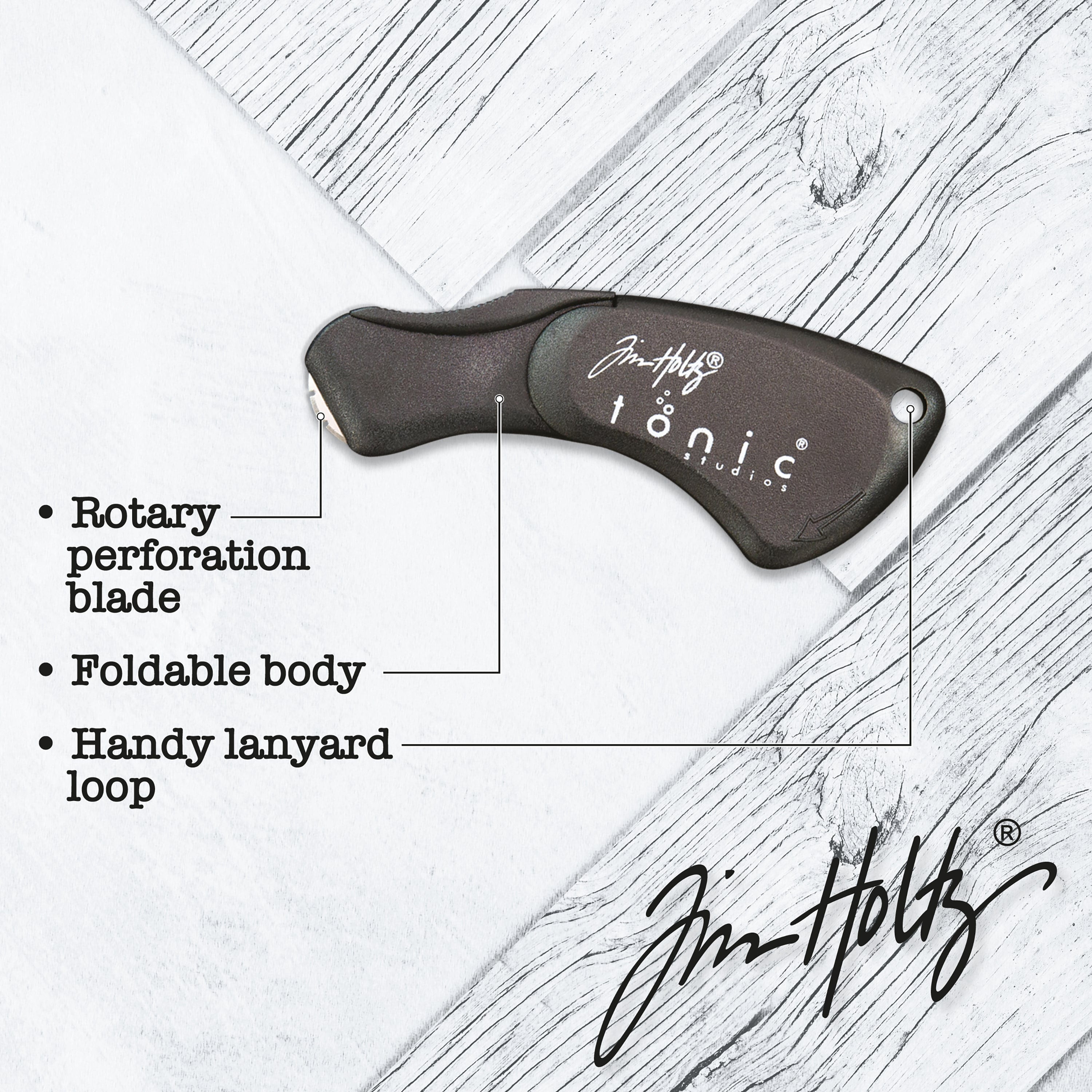 Buy the Tim Holtz Mini Rotary Perforator Tool online at Scrap
