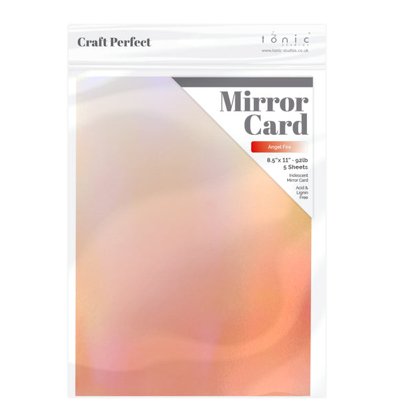 Craft Perfect Ombre Iridescent Mirror Cardstock Full Collection with FREE Storage Pouch