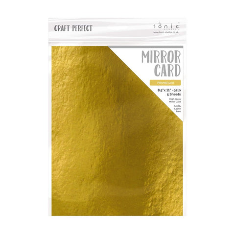 Craft Perfect - Silver & Gold Mirror Card Bundle - PB02