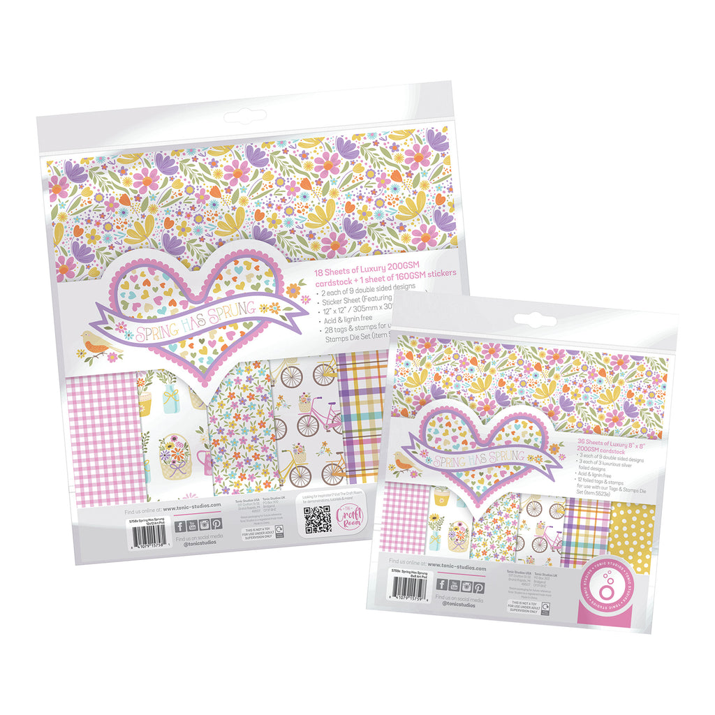 Spring Has Sprung Patterned Paper Collection