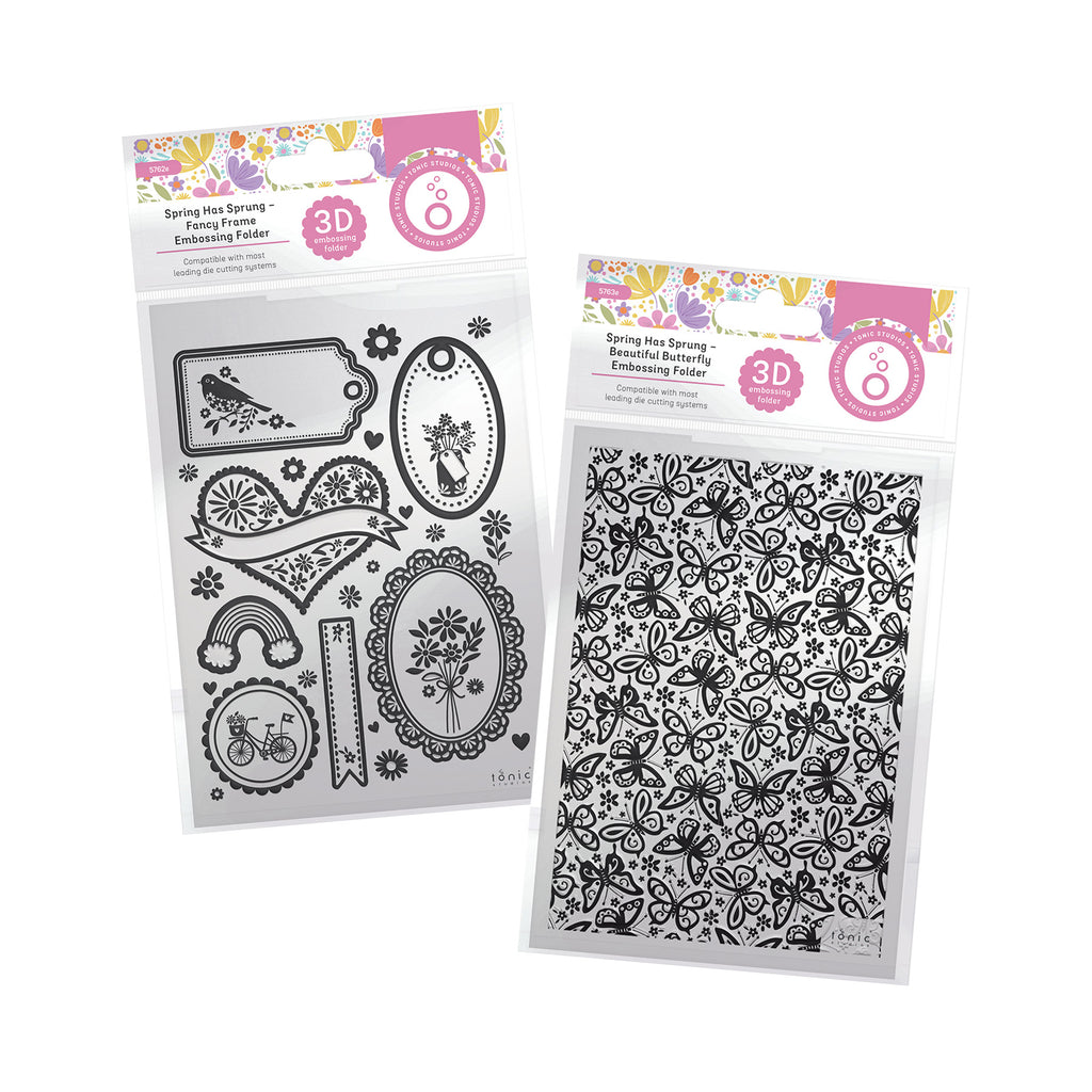 Spring Has Sprung 3D Embossing Folder Collection