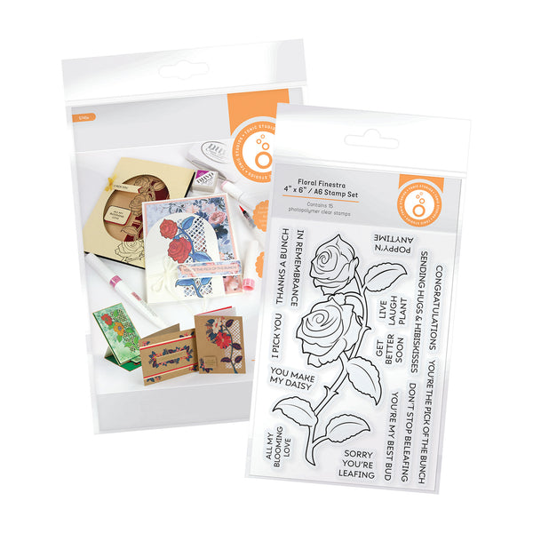 Floral Finestra - Die & Stamp Bundle