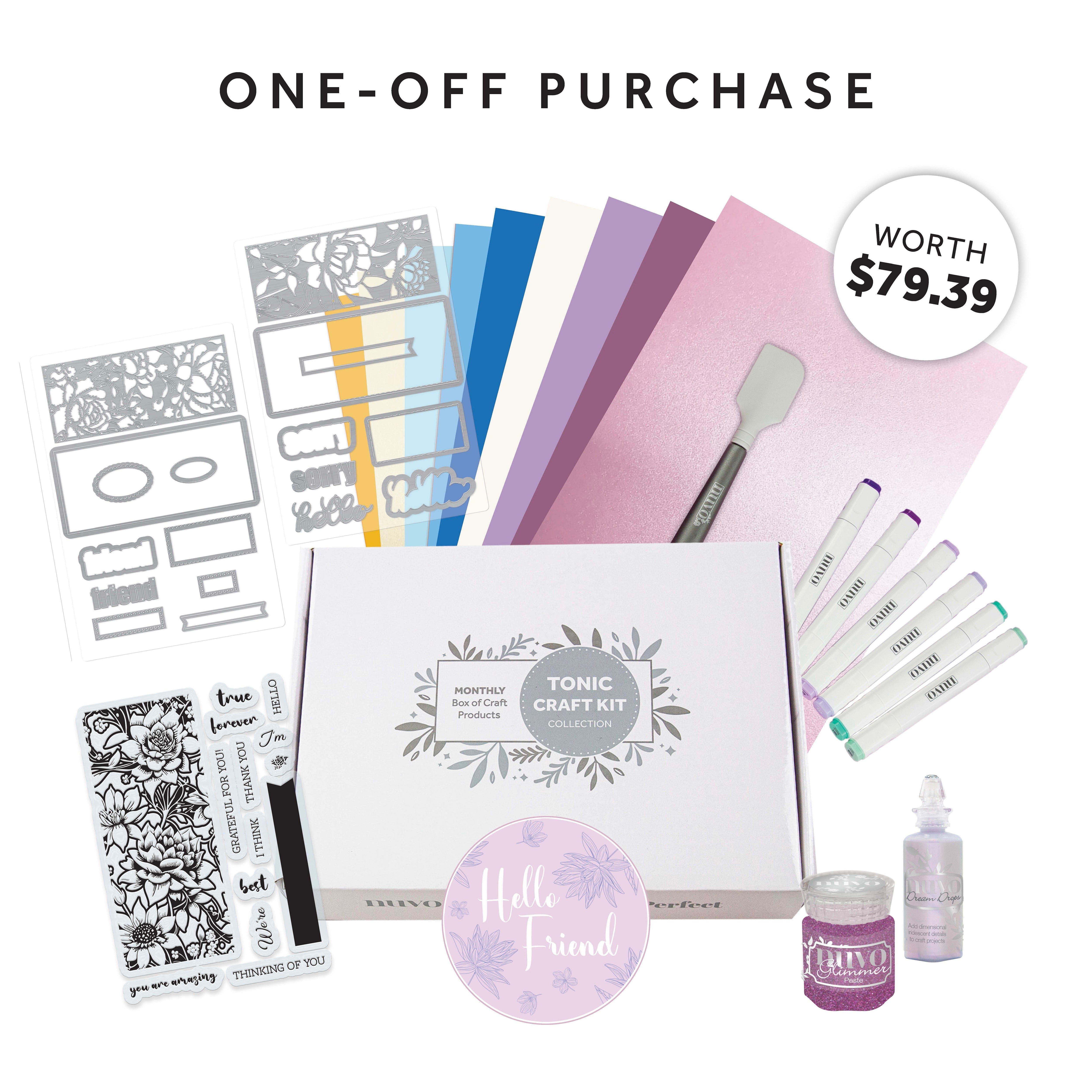 Tonic Craft Kit 77 - One Off Purchase - Hello Friend – Tonic 