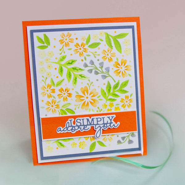 Fancy Floral Layering Die & Stencil Set