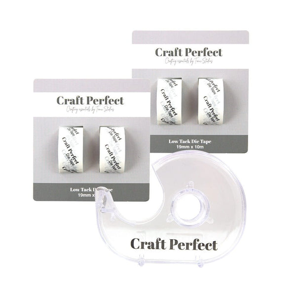 Craft Perfect Low Tack Die Tapes & Dispenser Bundle