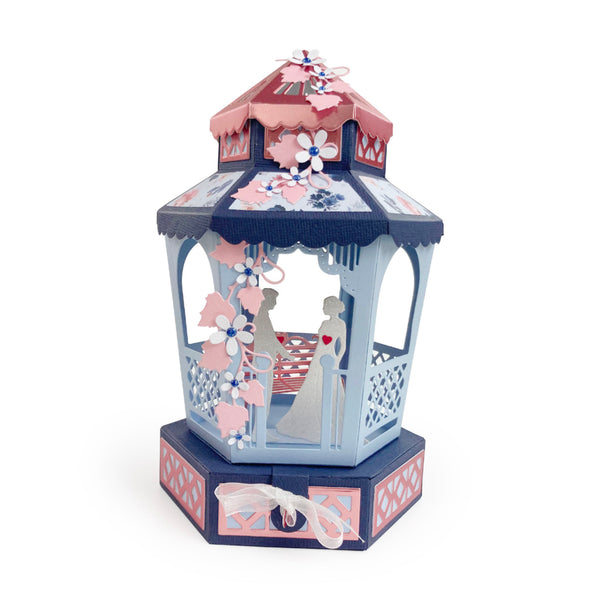 Beautiful Bridal Bandstand Gift Box - Showcase Die Set