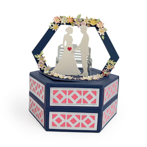 Beautiful Bridal Bandstand Gift Box - Showcase Die Set