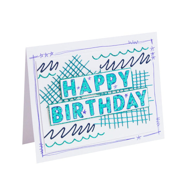 Simple Alphabet 4"x6"/A6 Stamp Set - 5592e