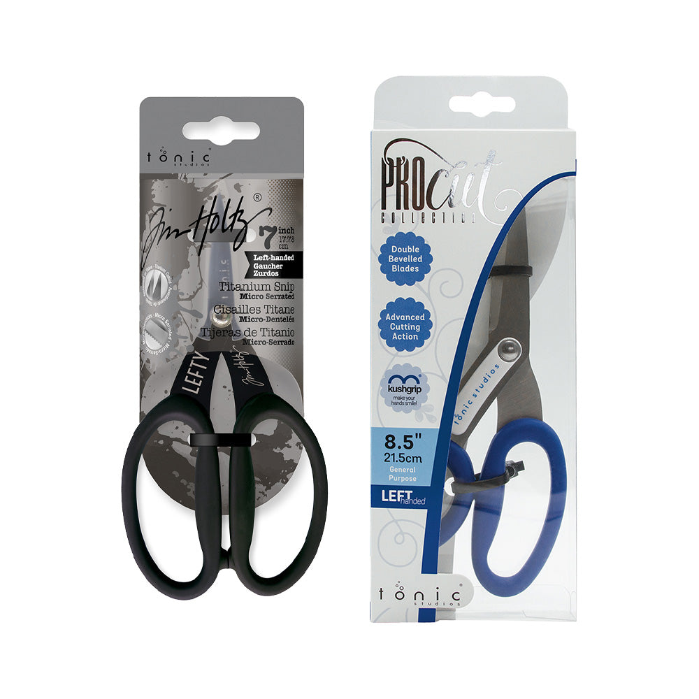 Left Handed Tim Holtz & ProCut Scissor Bundle - 2 For 1