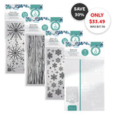 Load image into Gallery viewer, Winter&#39;s Veil 3D Embossing Folder &amp; Stencil Collection - DB143